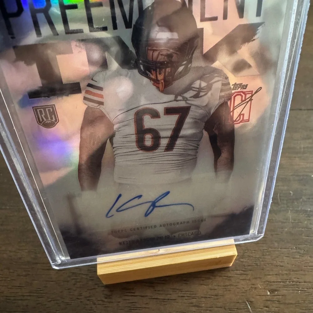 Topps Keith Randolph Jr Preeminent Ink Autograph Card Chicago RC Foil PI-KR